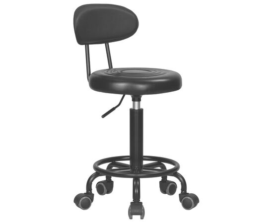 Табурет мастера DOBRIN BILLY BLACK, черный, Вариант: чёрный, изображение 2 | Интернет магазин мебели и декора LifeDekor