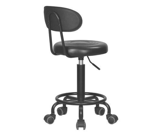 Табурет мастера DOBRIN BILLY BLACK, черный, Вариант: чёрный, изображение 4 | Интернет магазин мебели и декора LifeDekor