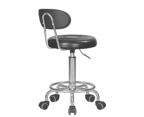 Табурет мастера DOBRIN BILLY, черный, Вариант: чёрный, изображение 4 | Интернет магазин мебели и декора LifeDekor