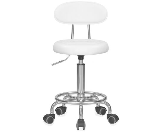 Табурет мастера DOBRIN BILLY, белый, Вариант: белый, изображение 6 | Интернет магазин мебели и декора LifeDekor