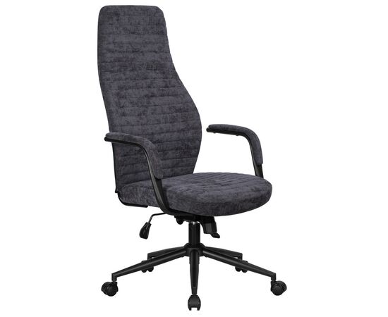 Офисное кресло для руководителей DOBRIN LOKI, антрацит (VRH230-01), Вариант: антрацит (VRH230-01), изображение 2 | Интернет магазин мебели и декора LifeDekor