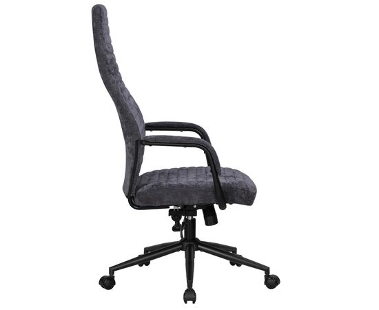 Офисное кресло для руководителей DOBRIN LOKI, антрацит (VRH230-01), Вариант: антрацит (VRH230-01), изображение 3 | Интернет магазин мебели и декора LifeDekor