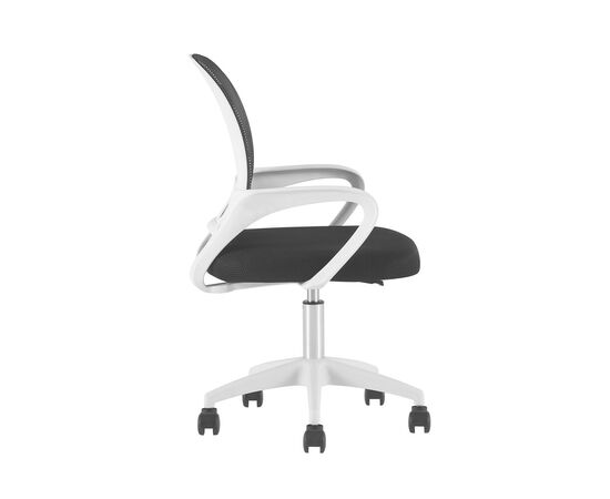 Кресло офисное TopChairs Simple SN черный пластик белый, изображение 3 | Интернет магазин мебели и декора LifeDekor