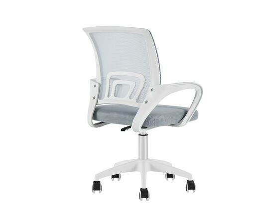 Кресло офисное TopChairs Simple SN серый пластик белый, изображение 4 | Интернет магазин мебели и декора LifeDekor