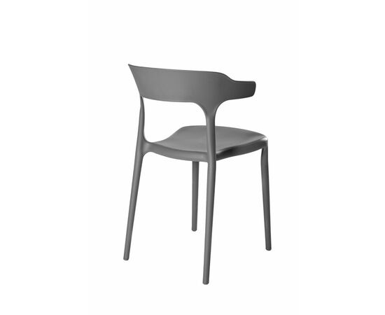 Стул Rank, пластик серый, изображение 3 | Интернет магазин мебели и декора LifeDekor