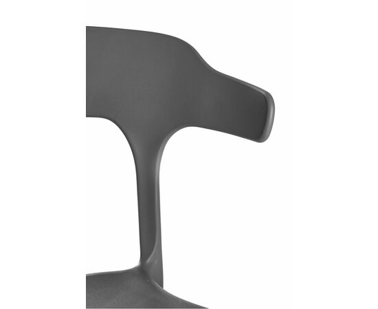 Стул Rank, пластик серый, изображение 7 | Интернет магазин мебели и декора LifeDekor