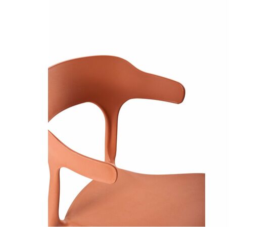Стул Rank, пластик оранжевый, изображение 6 | Интернет магазин мебели и декора LifeDekor