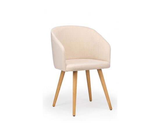 Стул деревянный Монер 360 бежевый (glory 03) / светлое дерево, изображение 2 | Интернет магазин мебели и декора LifeDekor