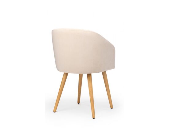 Стул деревянный Монер бежевый (glory 03) / светлое дерево, изображение 4 | Интернет магазин мебели и декора LifeDekor