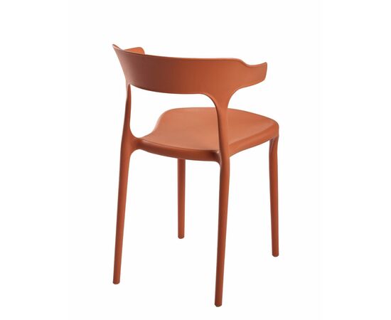 Стул Rank, пластик оранжевый, изображение 2 | Интернет магазин мебели и декора LifeDekor