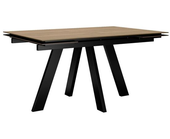 Стол DikLine DM140M Дуб галифакс/опоры черные | Интернет магазин мебели и декора LifeDekor