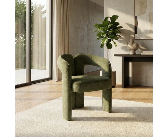 Полукресло Angie, микромех Plush green, изображение 4 | Интернет магазин мебели и декора LifeDekor