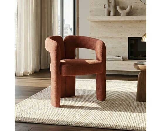 Полукресло Angie, шенилл Reef coral, изображение 4 | Интернет магазин мебели и декора LifeDekor