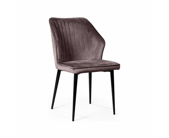 Стул Berg, бархат антрацит 14 | Интернет магазин мебели и декора LifeDekor