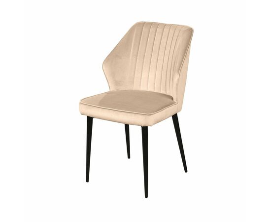 Стул Berg, бархат бежевый 5, изображение 7 | Интернет магазин мебели и декора LifeDekor