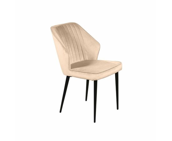 Стул Berg, бархат бежевый 5, изображение 8 | Интернет магазин мебели и декора LifeDekor