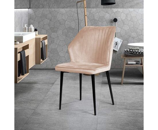 Стул Berg, бархат бежевый 5, изображение 17 | Интернет магазин мебели и декора LifeDekor