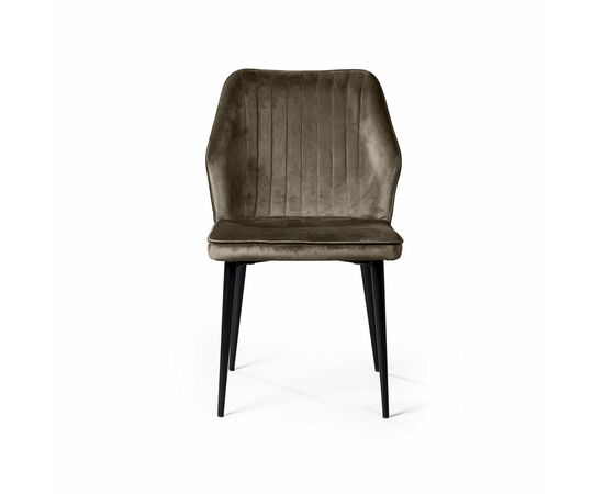 Стул Berg, бархат коричневый 12, изображение 2 | Интернет магазин мебели и декора LifeDekor