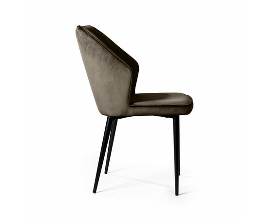 Стул Berg, бархат коричневый 12, изображение 6 | Интернет магазин мебели и декора LifeDekor