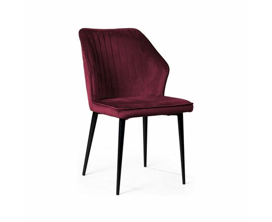 Стул Berg, бархат винно-красный 16 new | Интернет магазин мебели и декора LifeDekor