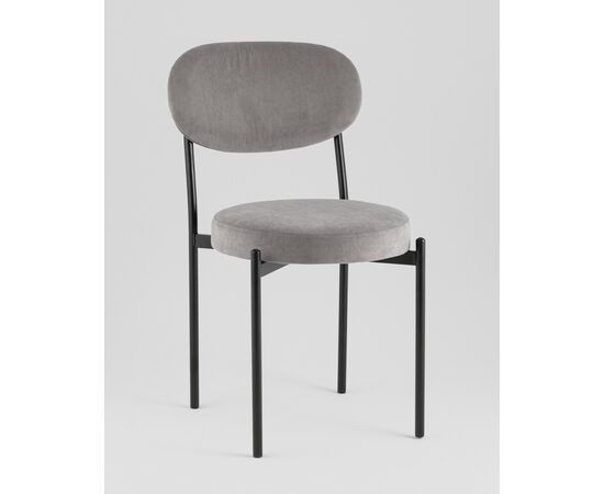 Стул Бриф Original велюр серый, изображение 2 | Интернет магазин мебели и декора LifeDekor