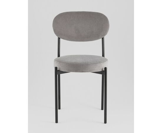 Стул Бриф Original велюр серый, изображение 3 | Интернет магазин мебели и декора LifeDekor