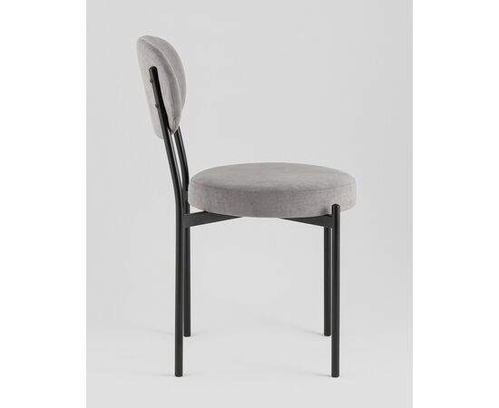 Стул Бриф Original велюр серый, изображение 4 | Интернет магазин мебели и декора LifeDekor