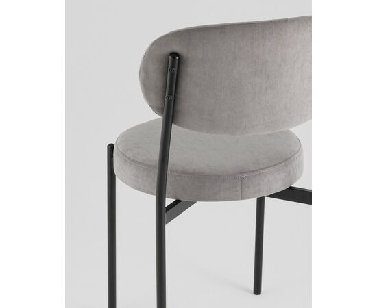 Стул Бриф Original велюр серый, изображение 7 | Интернет магазин мебели и декора LifeDekor