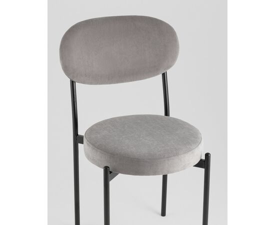 Стул Бриф Original велюр серый, изображение 8 | Интернет магазин мебели и декора LifeDekor