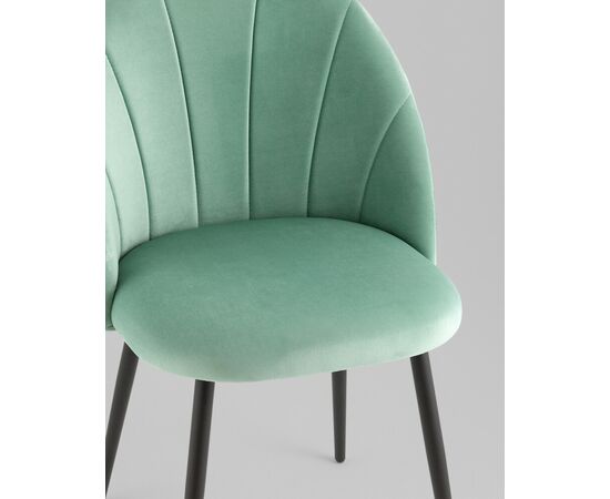 Стул Логан SN велюр фисташковый, изображение 10 | Интернет магазин мебели и декора LifeDekor