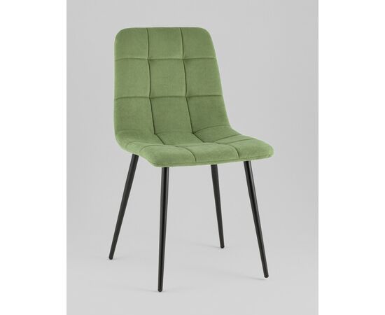 Стул Одди Original Square велюр пыльно-оливковый 4 шт., изображение 2 | Интернет магазин мебели и декора LifeDekor