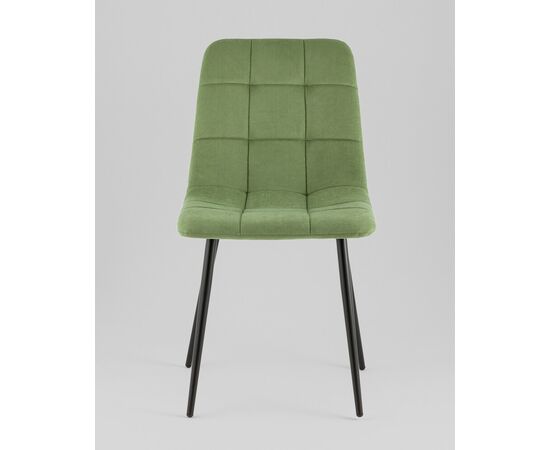 Стул Одди Original Square велюр пыльно-оливковый, изображение 3 | Интернет магазин мебели и декора LifeDekor