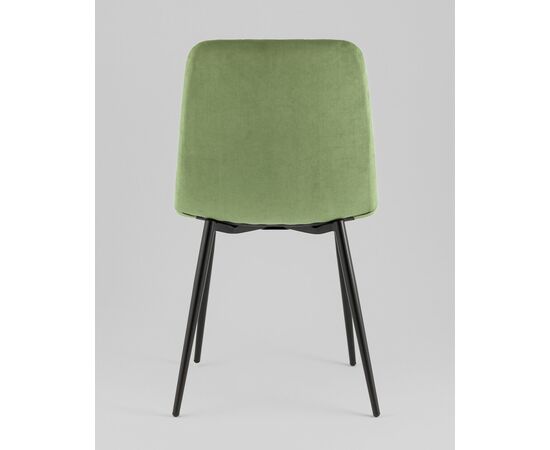 Стул Одди Original Square велюр пыльно-оливковый 4 шт., изображение 5 | Интернет магазин мебели и декора LifeDekor