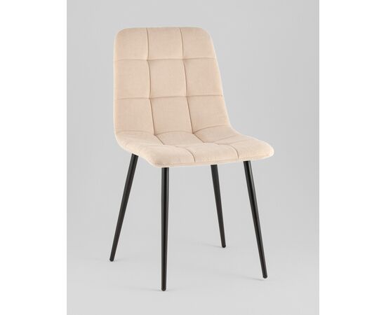 Стул Одди Original велюр бежевый 4 шт., изображение 2 | Интернет магазин мебели и декора LifeDekor