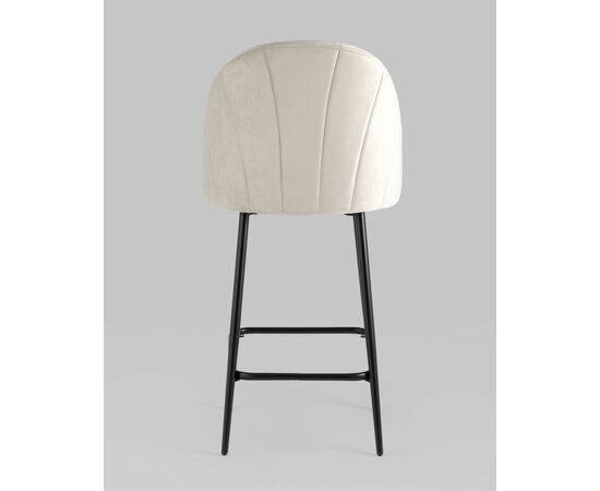 Стул полубарный Логан SN велюр бежевый, изображение 5 | Интернет магазин мебели и декора LifeDekor