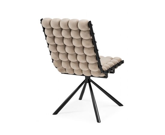 Стул на металлокаркасе Ball 1 бежевый / черный, изображение 4 | Интернет магазин мебели и декора LifeDekor