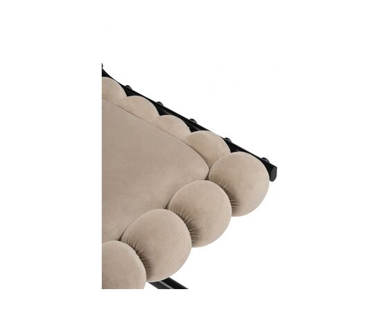 Стул на металлокаркасе Ball 1 бежевый / черный, изображение 8 | Интернет магазин мебели и декора LifeDekor