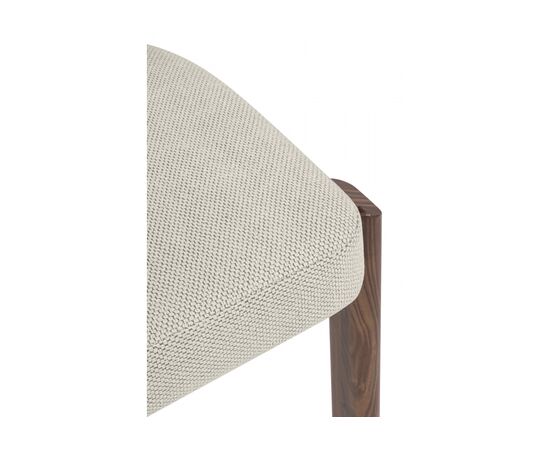 Стул на металлокаркасе Bandi бежевый / орех, изображение 7 | Интернет магазин мебели и декора LifeDekor