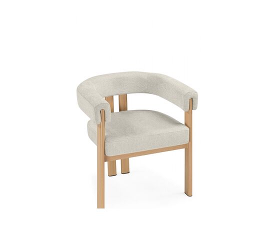 Стул на металлокаркасе Selma бежевый / бук, изображение 5 | Интернет магазин мебели и декора LifeDekor