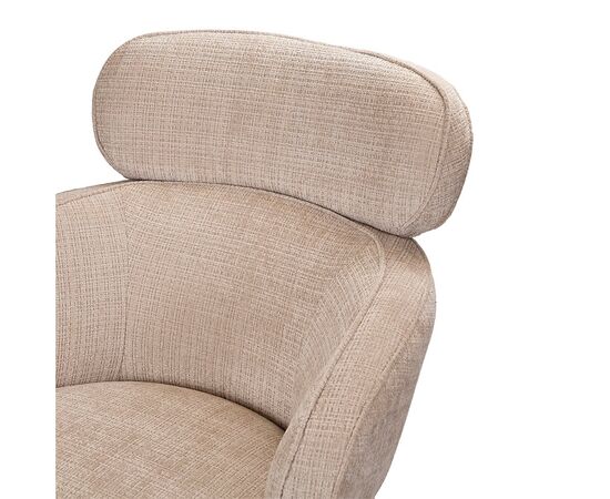Кресло KING кремовый, шенилл, изображение 7 | Интернет магазин мебели и декора LifeDekor