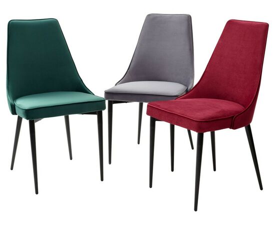 Стул NEPAL-P СИНИЙ #29, велюр/ черный каркас М-City, изображение 6 | Интернет магазин мебели и декора LifeDekor