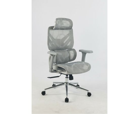 Кресло офисное TopChairs Structo серая сетка, изображение 2 | Интернет магазин мебели и декора LifeDekor