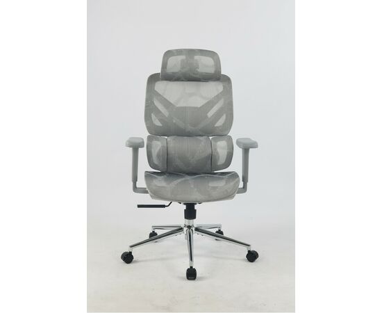 Кресло офисное TopChairs Structo серая сетка, изображение 3 | Интернет магазин мебели и декора LifeDekor