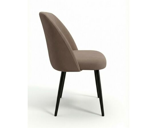 Стул DikLine 335 B5 LATTE, ножки черные, изображение 2 | Интернет магазин мебели и декора LifeDekor