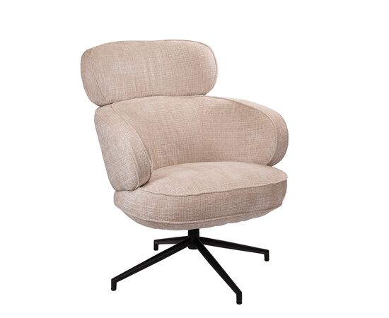 Кресло KING кремовый, шенилл | Интернет магазин мебели и декора LifeDekor