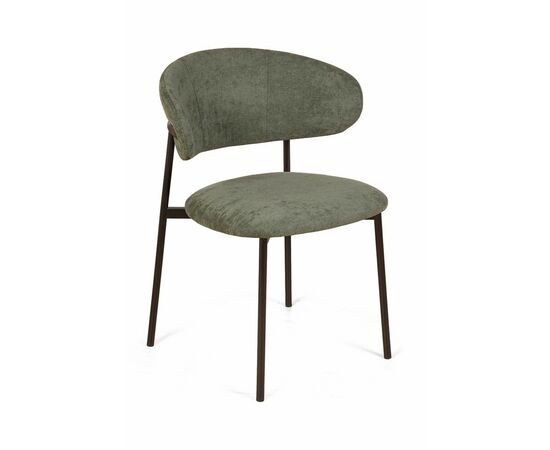 Стул Adele, шенилл Puffy green, изображение 4 | Интернет магазин мебели и декора LifeDekor