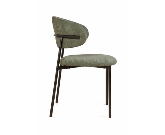 Стул Adele, шенилл Puffy green, изображение 3 | Интернет магазин мебели и декора LifeDekor