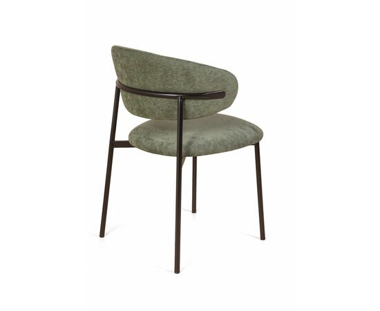 Стул Adele, шенилл Puffy green, изображение 5 | Интернет магазин мебели и декора LifeDekor