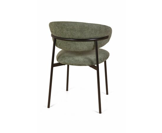 Стул Adele, шенилл Puffy green, изображение 6 | Интернет магазин мебели и декора LifeDekor