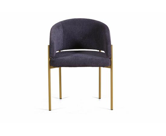 Стул Nicol, мех Plush 16 mistic  / опоры шампань, изображение 4 | Интернет магазин мебели и декора LifeDekor